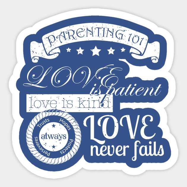 Parenting 101 Sticker by jph